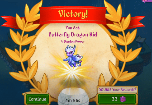challenge level 3 butterfly dragon