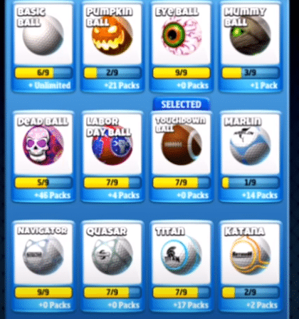 golf clash balls