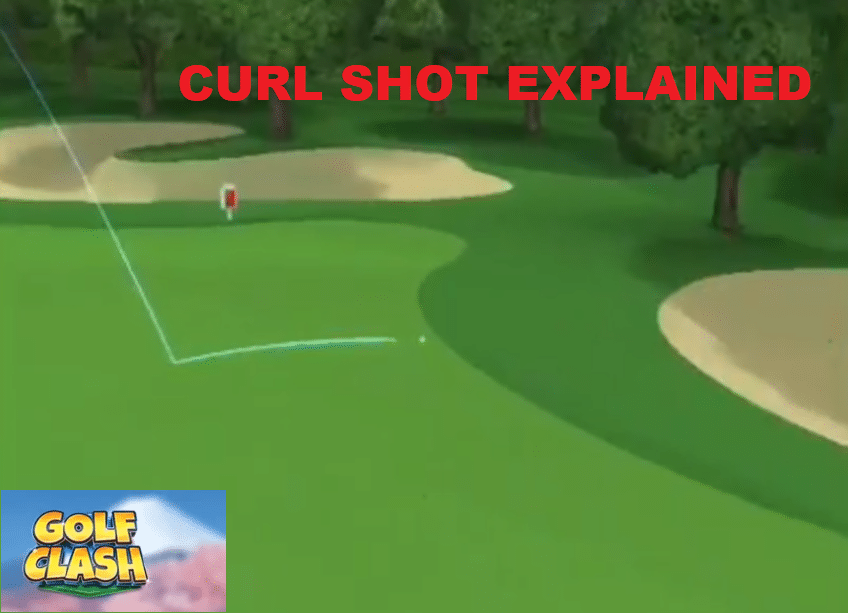 golf clash curl shot