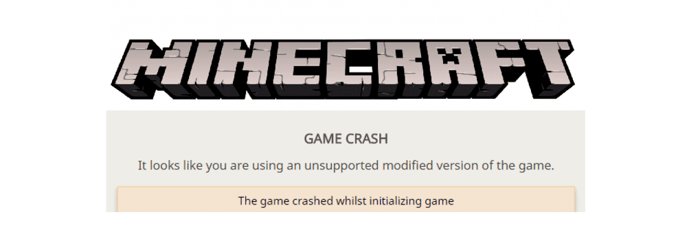 Minecraft Error It Looks Like You Are Using An Unsupported Modified Version Of The Game 3 Ways To Fix West Games