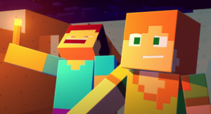 Everyone Is Steve And Alex Glitch In Minecraft - West Games