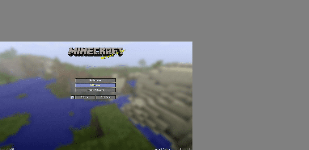 get out of no toolbar mode for mac minecraft