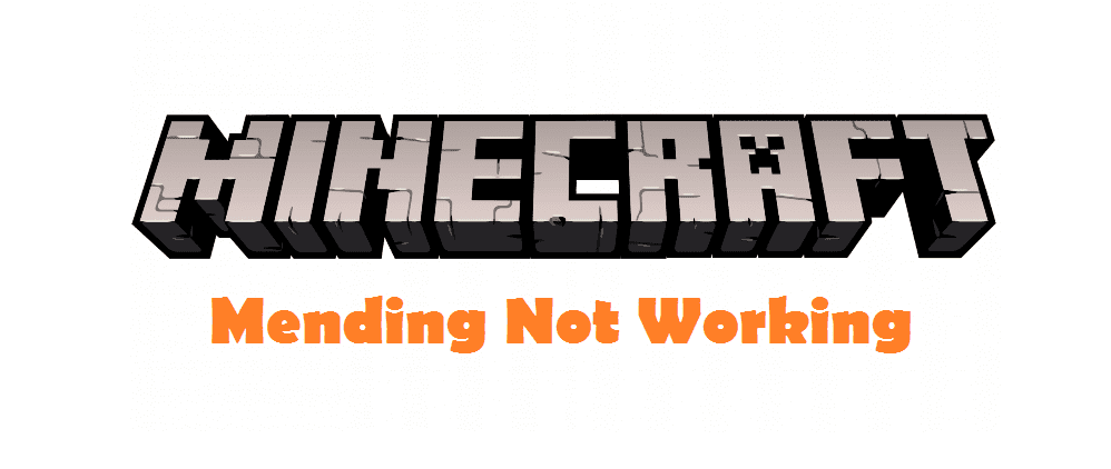 minecraft mending not working