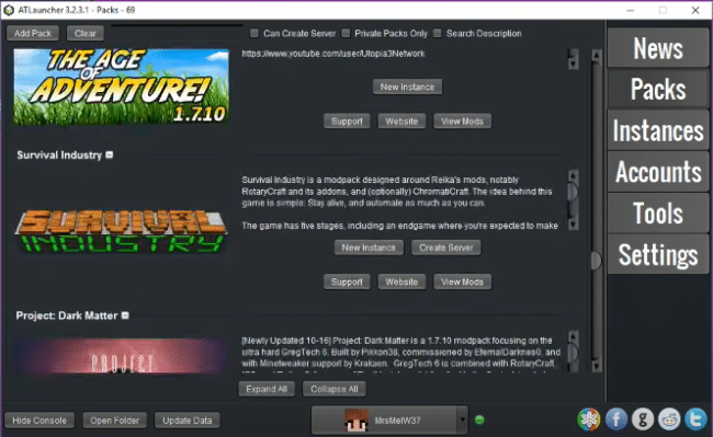 minecraft mod launcher curse