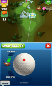 the rocket golf clash spin