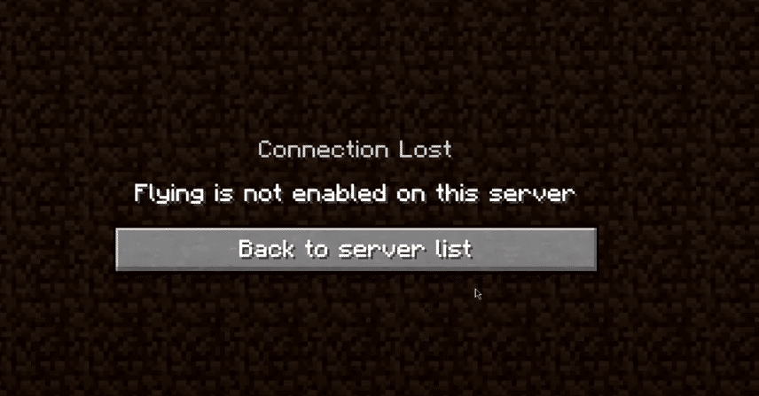 Failed to connect to the server minecraft что делать