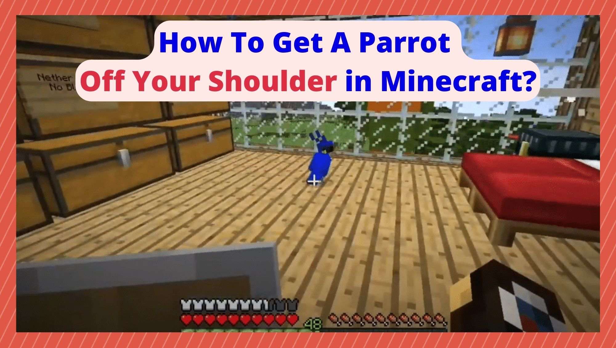 How To Get A Parrot Off Your Shoulder in Minecraft? - West Games