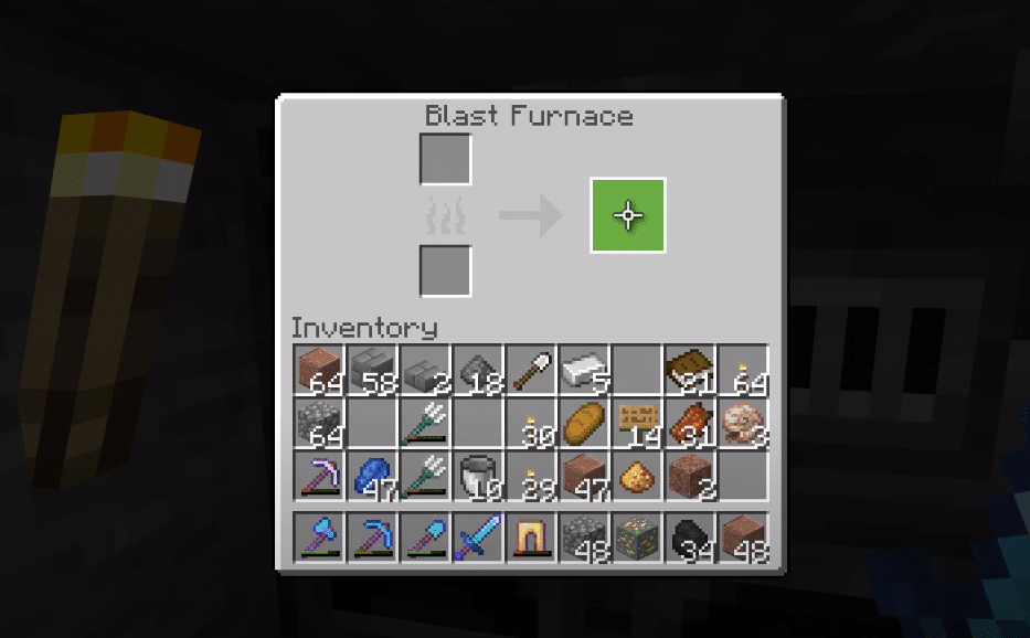 minecraft blast furnace not working