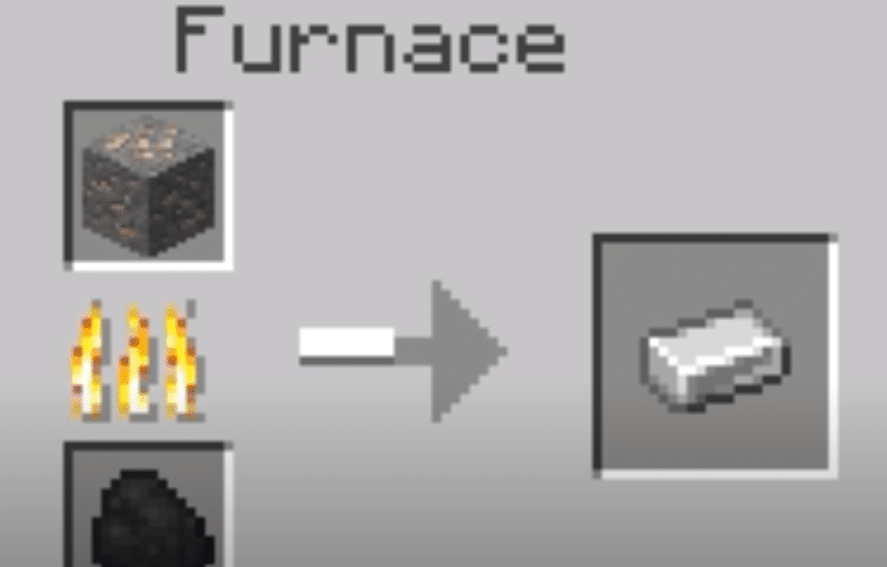 minecraft blast furnace recipe