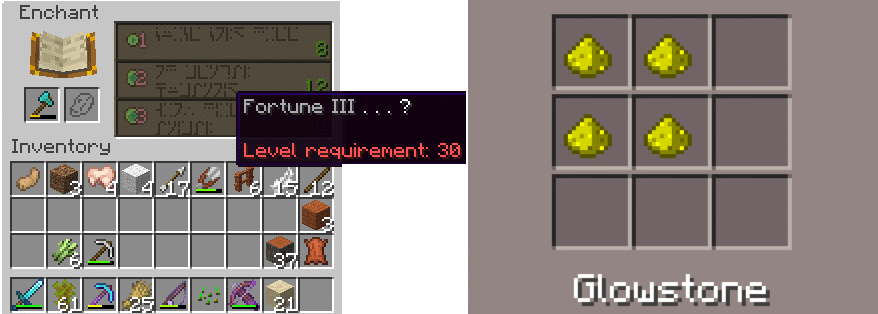 I Love The Fortune Enchantment Minecraft