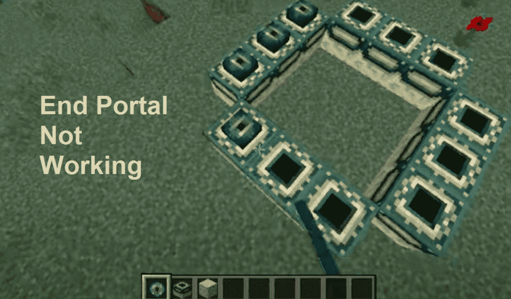 minecraft end portal not working