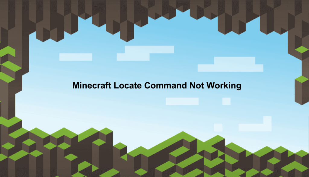 minecraft locate command not working