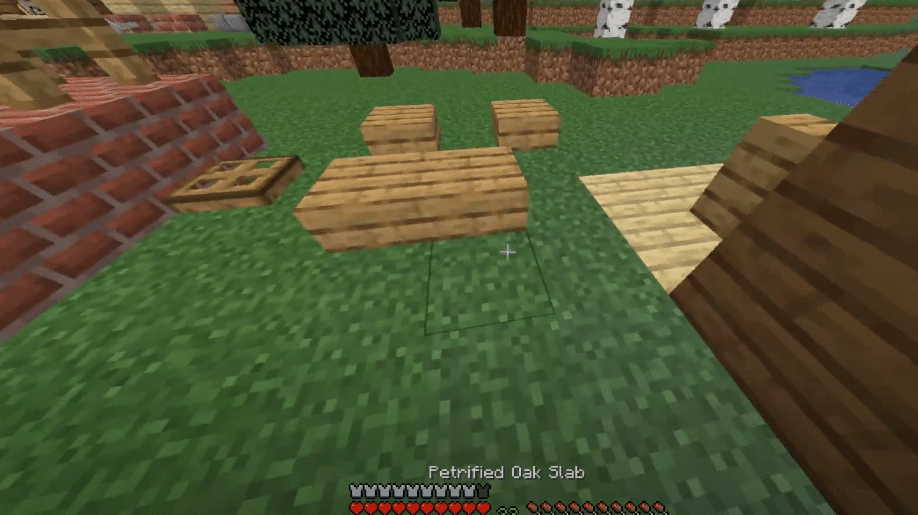 minecraft petrified oak slab