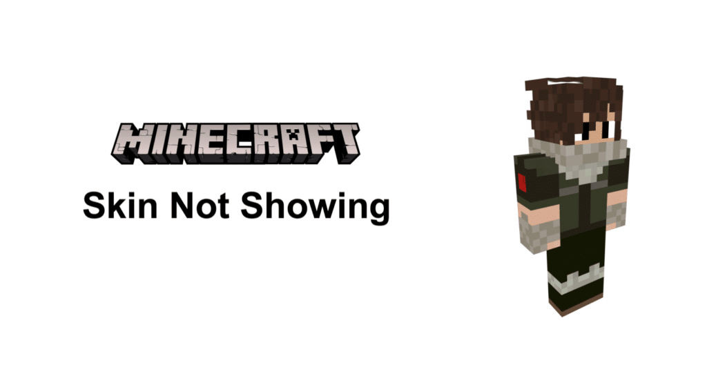 minecraft skin not showing