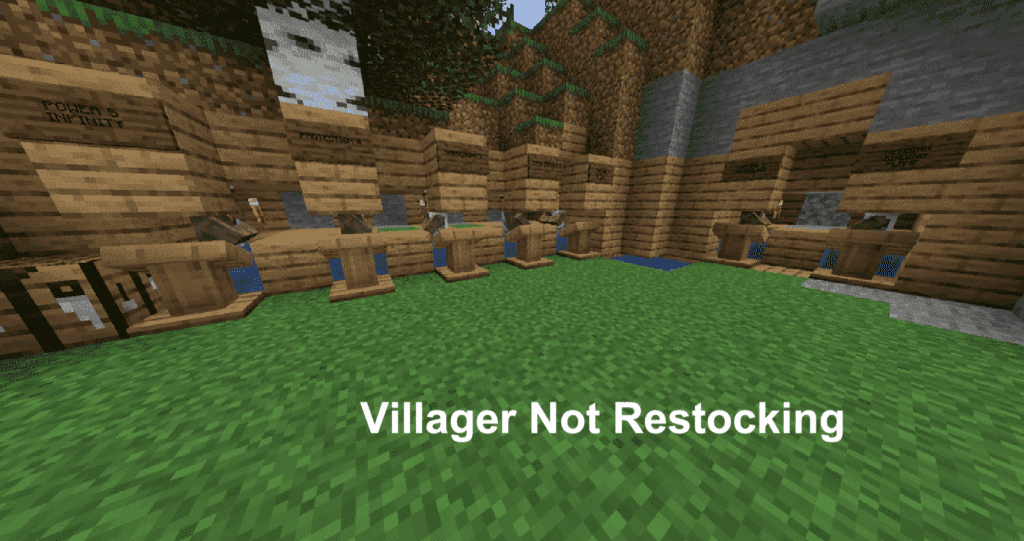 minecraft villager not restocking