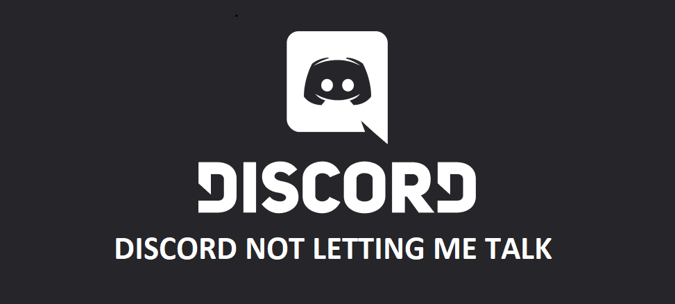 discord not letting me talk