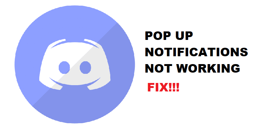 discord pop up notification not working