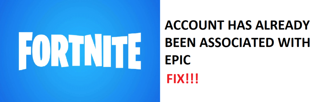 fix epic games fortnite account already linked glitch