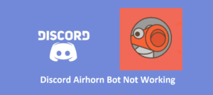 discord airhorn bot not working