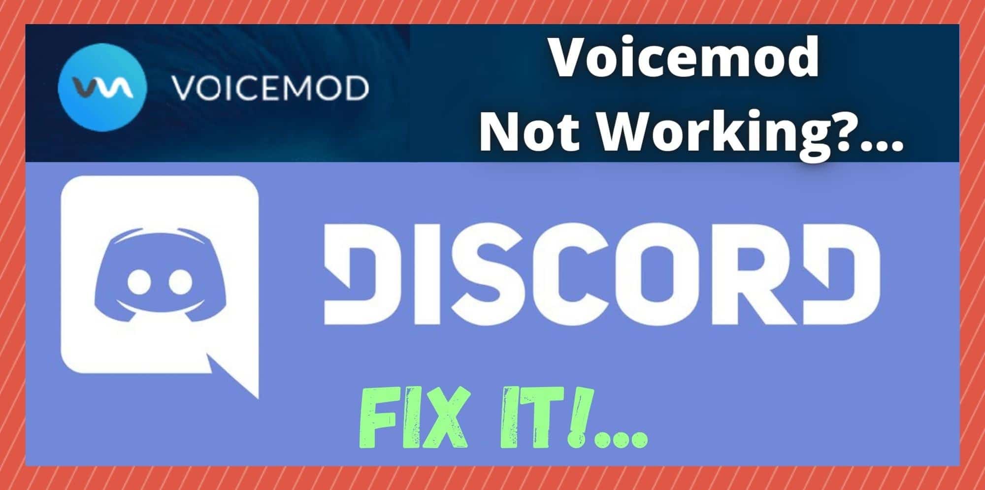 Voicemod Not Working Discord