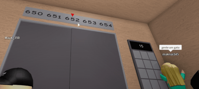 elevator on roblox