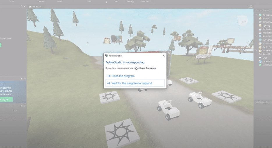 why is roblox studio not working