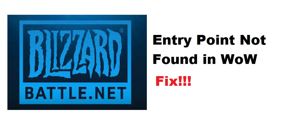 battle.net entry point not found wow