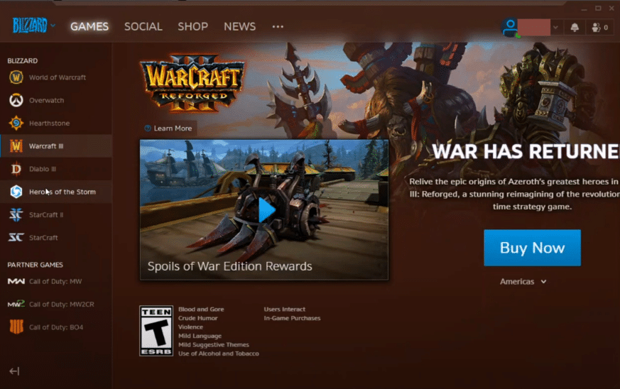 battlenet says game is running WoW