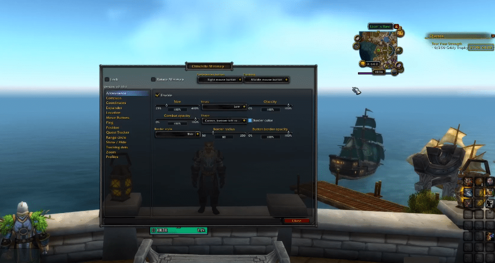 wow addon settings gone