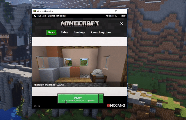 optifine or mcpatcher