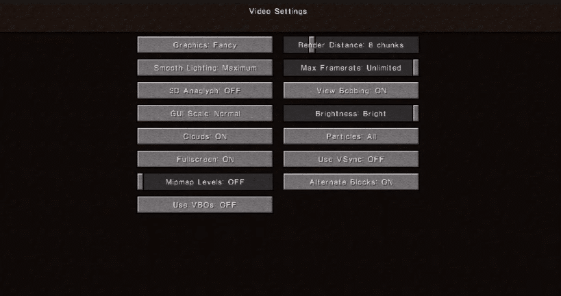 Should You Keep Vbos On Or Off In Minecraft West Games