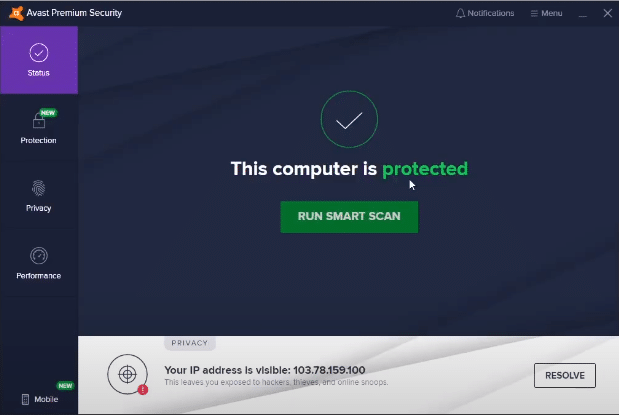 does avast block joinme