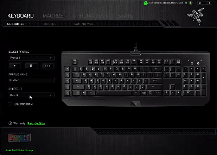 razer keyboard chroma app