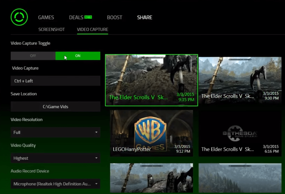 how to stream with razer cortex