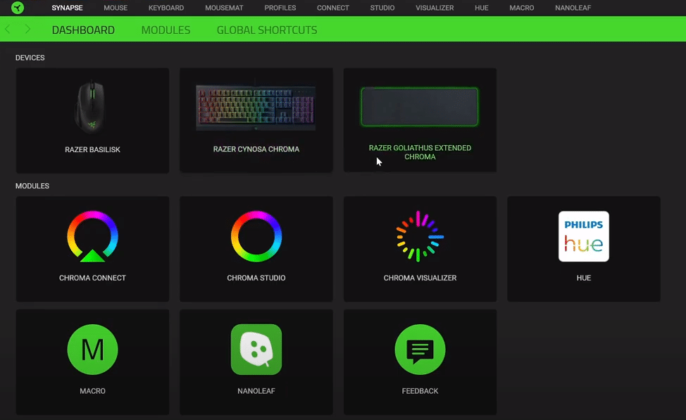 razer update manager unable to update