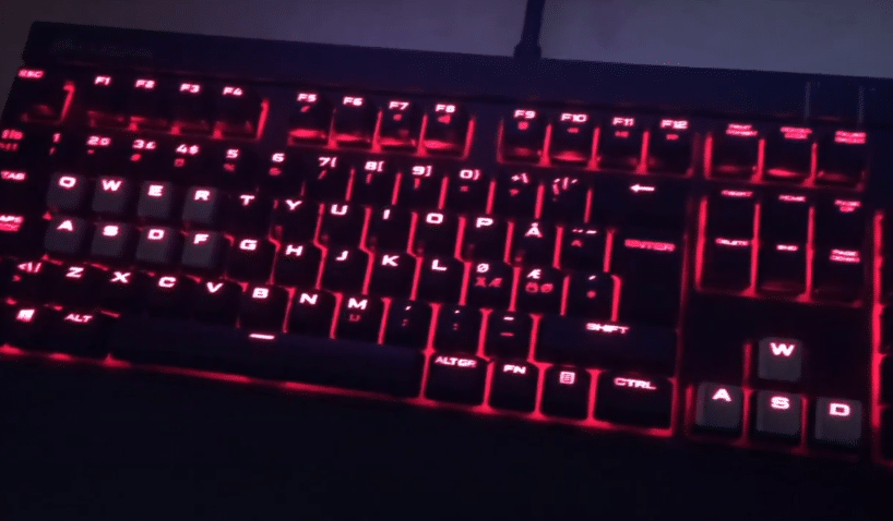 corsair keyboard locked