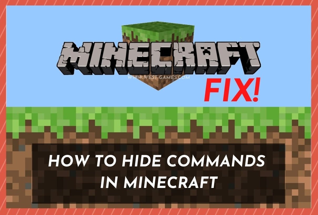 How To Hide Commands in_Minecraft