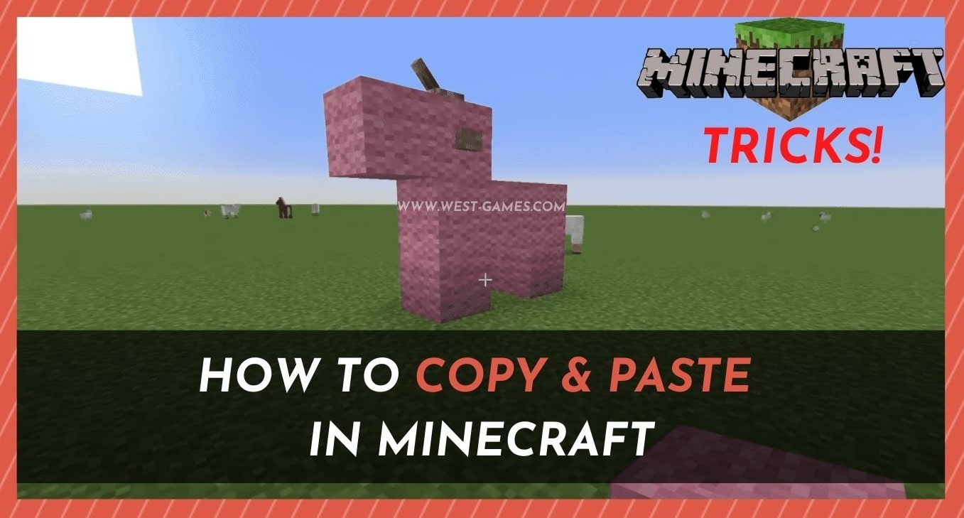 minecraft copy and paste text