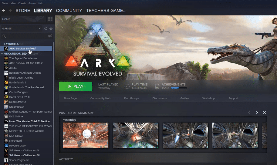 ark restart loop