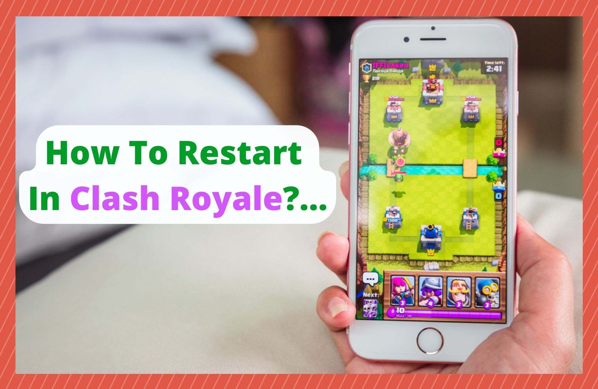 How to Reset Clash Royale Iphone 