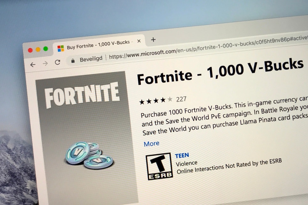 fortnite v bucks not showing up