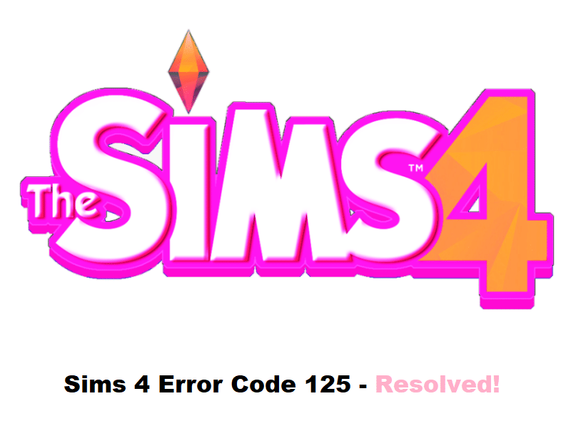 sims 4 error code 125