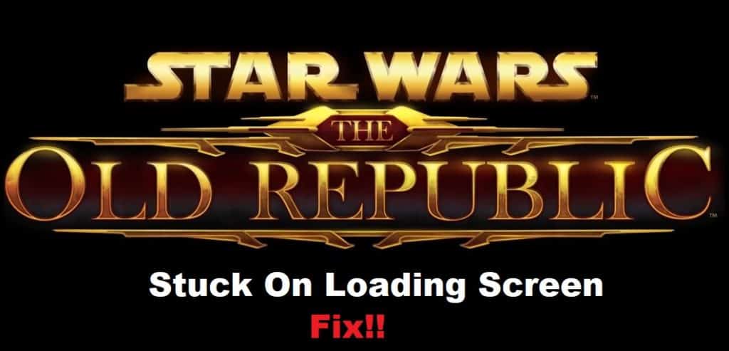 star wars the old republic stuck on loading screen