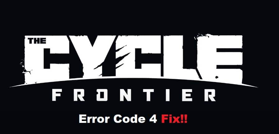 cycle frontier error code 4
