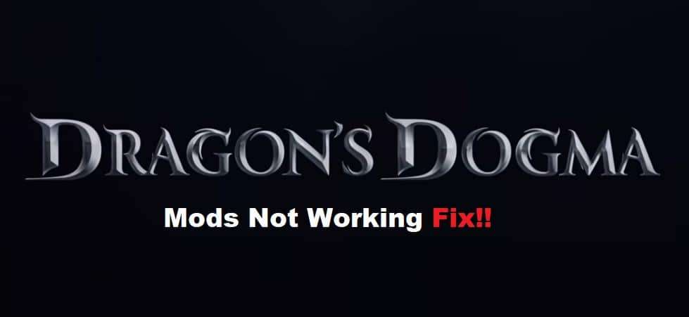dragon's dogma mods not working