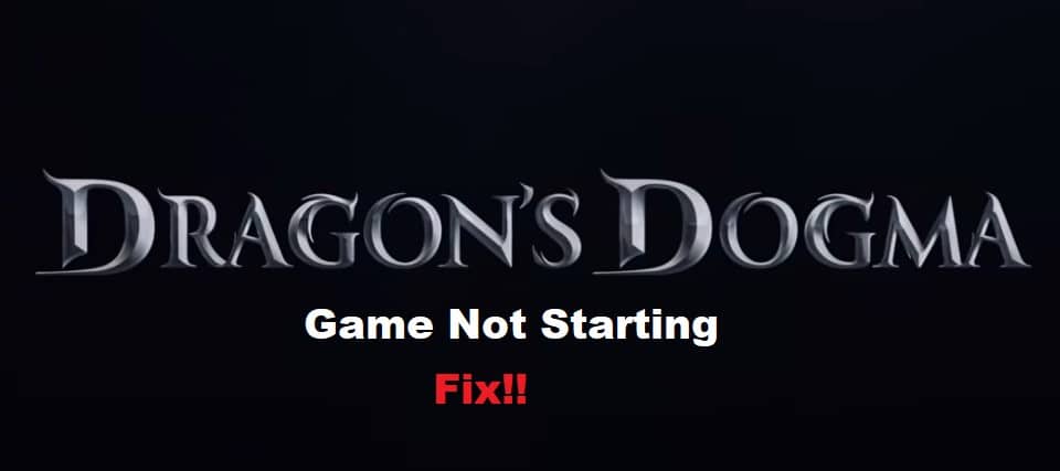 dragon's dogma not starting