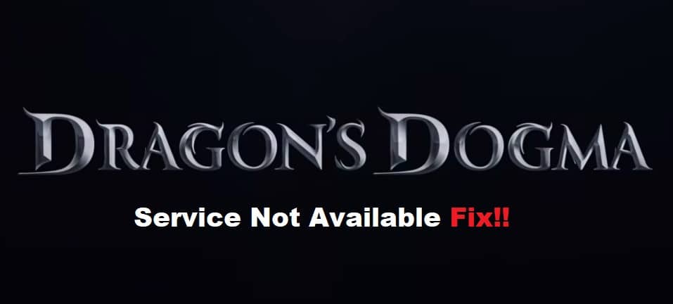 dragon's dogma service not available