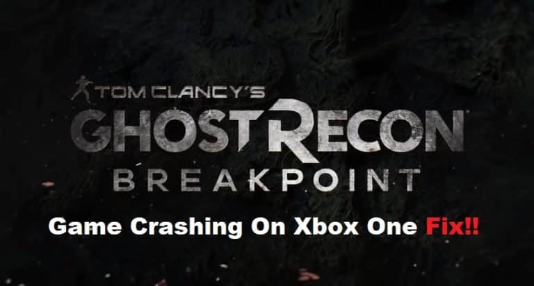 ghost recon breakpoint game crashing