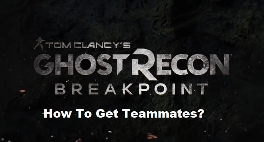 how to get teammates in ghost recon breakpoint