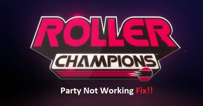 roller champions party not working